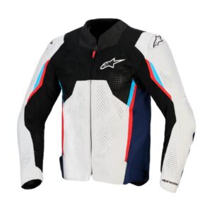 Chaqueta Alpinestars AST V3 Air Silver Deep Blue Bright Red