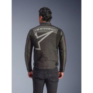 CHAQUETA ALPINESTARS AXTON BLACK ANTHRACITE RED TANGERINE