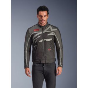 CHAQUETA ALPINESTARS AXTON BLACK ANTHRACITE RED TANGERINE