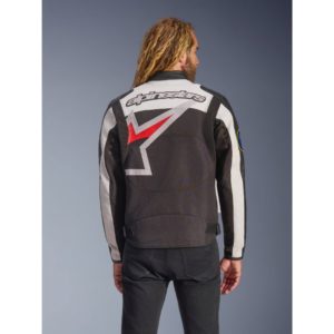 CHAQUETA ALPINESTARS AXTON BLACK OFF WHITE BRIGHT RED