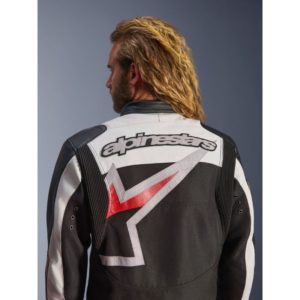 CHAQUETA ALPINESTARS AXTON BLACK OFF WHITE BRIGHT RED