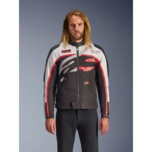 CHAQUETA ALPINESTARS AXTON BLACK OFF WHITE BRIGHT RED