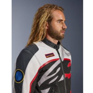 CHAQUETA ALPINESTARS AXTON BLACK OFF WHITE BRIGHT RED