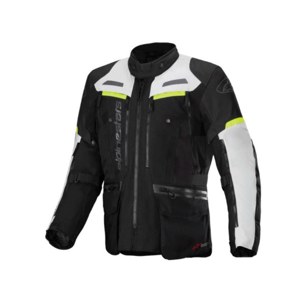 Chaqueta Alpinestars BOGOTA' PRO DRYSTAR JACKET BLACK ICE GRAY YELLOW FLUO