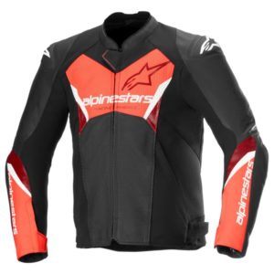 Chaqueta Alpinestars FASTER V3 AIRFLOW BLACK RED FLUO