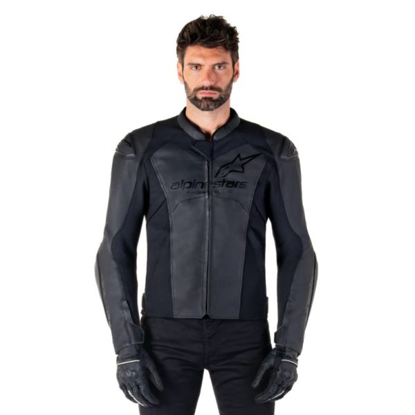 Chaqueta Alpinestars FASTER V3 LEATHER BLACK BLACK