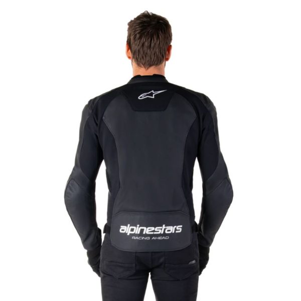 Chaqueta Alpinestars FASTER V3 LEATHER BLACK WHITE