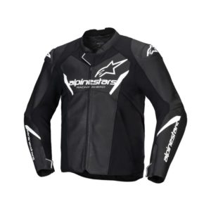 Chaqueta Alpinestars FASTER V3 LEATHER BLACK WHITE