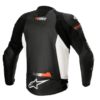 Chaqueta Alpinestars GP FORCE LEATHER BLACK WHITE RED FLUO - Imagen 2