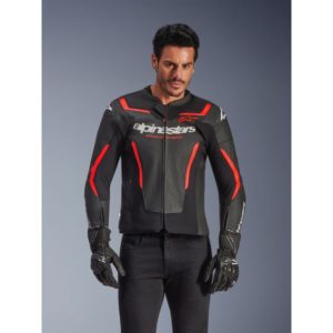 Chaqueta Alpinestars GP FORCE V2 AIR BLACK RED FLUOR