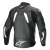 Chaqueta Alpinestars 	
GP PLUS R V4 AIRFLOW LEATHER BLACK WHITE - Imagen 2