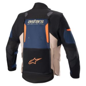 Chaqueta Alpinestars HALO DRYSTAR DARK BLUE DARK KHAKI FLAME ORANGE