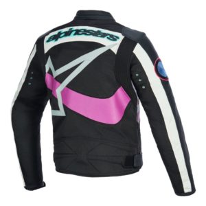 Chaqueta Alpinestars IDLES BLACK OFF WHITE PURPLE