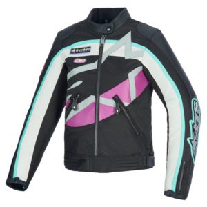 Chaqueta Alpinestars IDLES BLACK OFF WHITE PURPLE