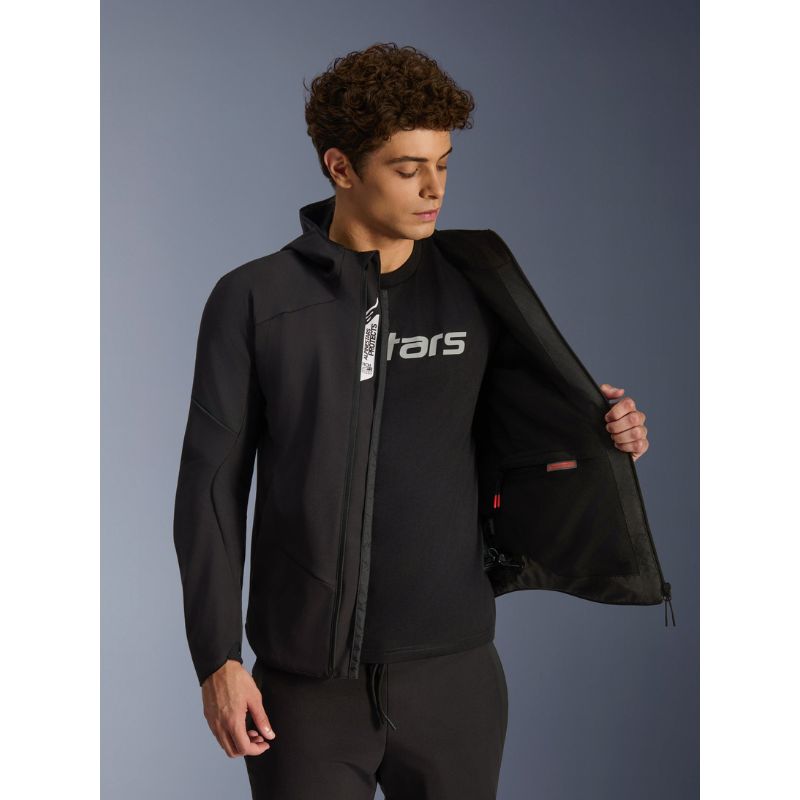 CHAQUETA ALPINESTARS IMPERMEABLE AEROSHELL BLACK BLACK