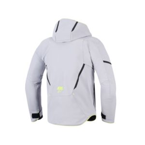 CHAQUETA ALPINESTARS IMPERMEABLE AEROSHELL MID GRAY YELLOW FLUO