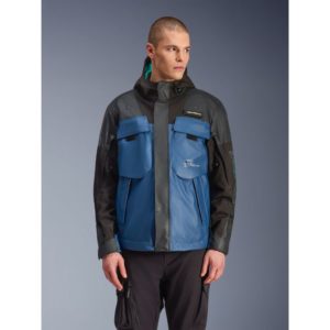 CHAQUETA ALPINESTARS IMPERMEABLE MOSPHER BLACK DARK PETROL