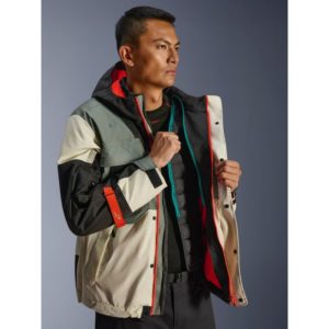 CHAQUETA ALPINESTARS IMPERMEABLE MOSPHER FUR GRAY BLACK ICE