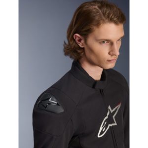 CHAQUETA ALPINESTARS IMPERMEABLE SMX BLACK WHITE BRIGHT RED