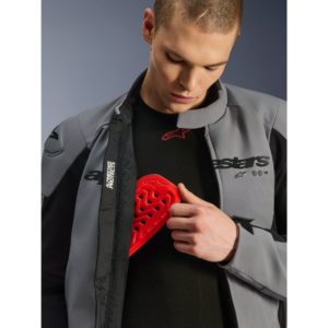 CHAQUETA ALPINESTARS IMPERMEABLE SMX DARK GRAY BLACK