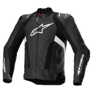 Chaqueta Alpinestars MISSILE V3 AIRFLOW LEATHER BLACK WHITE