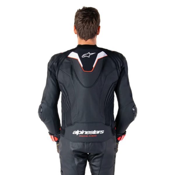 Chaqueta Alpinestars MISSILE V3 IGNITION LEATHER BLACK WHITE