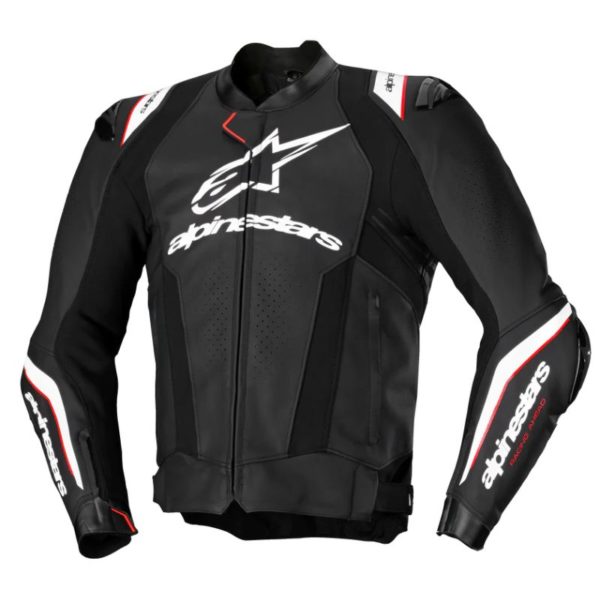 Chaqueta Alpinestars MISSILE V3 IGNITION LEATHER BLACK WHITE