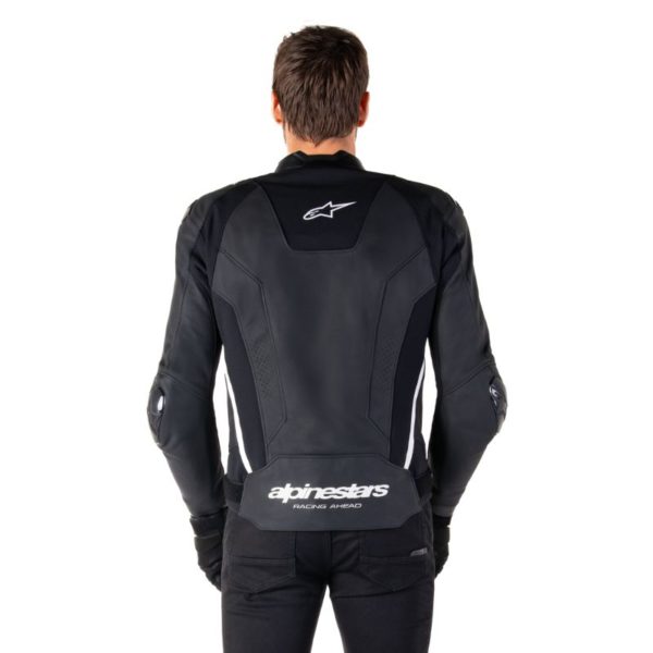 Chaqueta Alpinestars MISSILE V3 LEATHER BLACK WHITE