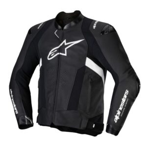 Chaqueta Alpinestars MISSILE V3 LEATHER BLACK WHITE