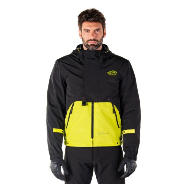 Chaqueta Alpinestars MOOTANT WP PARKA LIME PUNCH BLACK