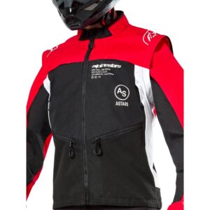 Chaqueta Alpinestars PRO-DURA BLACK BRIGHT RED WHITE