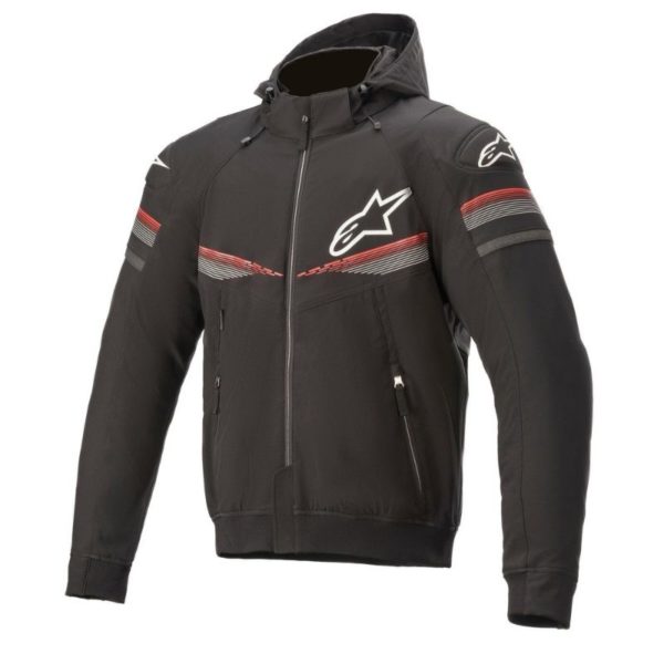 Chaqueta Alpinestars SEKTOR V2 TECH HOODIE BLACK BRIGHT RED