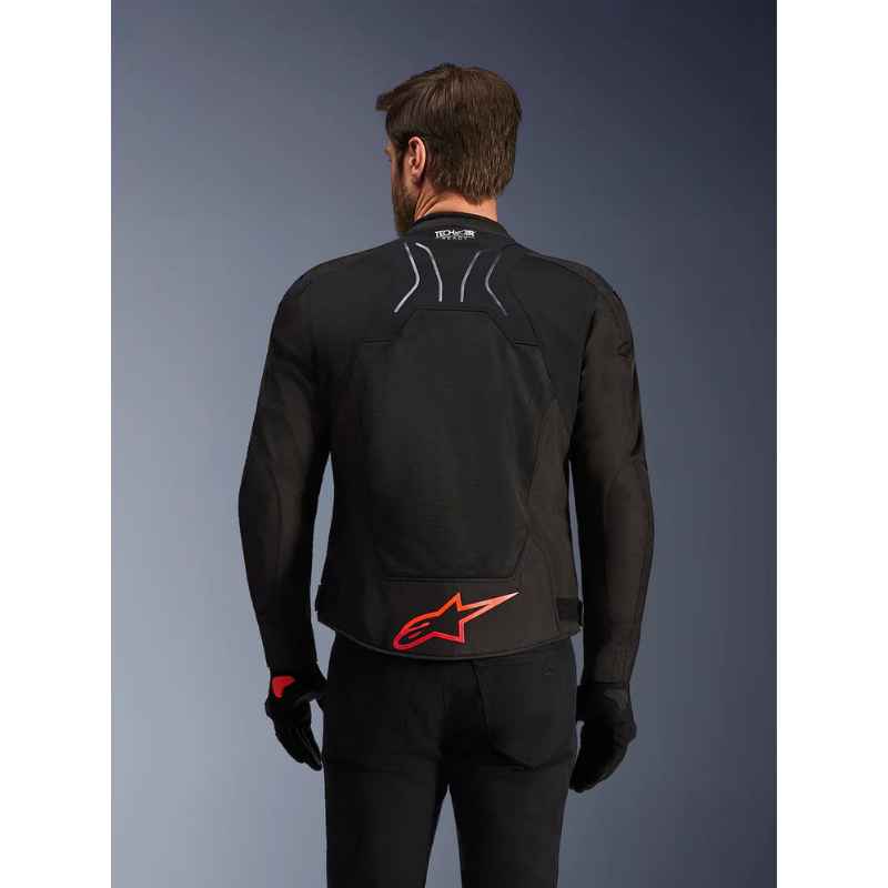 Chaqueta Alpinestars SMX AIR BLACK BRIGHT RED WHITE