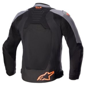 Chaqueta Alpinestars SMX AIR JACKET DARK GRAY BLACK ORANGE FLUO
