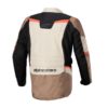 Chaqueta Alpinestars ST-1 WATERPROOF DARK KHAKI SAND BLACK RED FLUO - Imagen 3