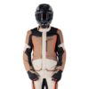 Chaqueta Alpinestars ST-1 WATERPROOF DARK KHAKI SAND BLACK RED FLUO - Imagen 4