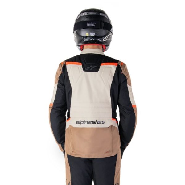 Chaqueta Alpinestars ST-1 WATERPROOF DARK KHAKI SAND BLACK RED FLUO