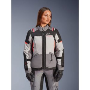 CHAQUETA ALPINESTARS STELLA ANDES V4 DRYSTAR DK GRAY ICE GRAY BK CORAL