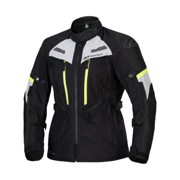 Chaqueta Alpinestars STELLA BOGOTA' PRO DRYSTAR BLACK ICE GRAY YELLOW FLUO