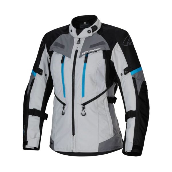 Chaqueta Alpinestars STELLA BOGOTA' PRO DRYSTAR ICE GRAY BLACK CYAN