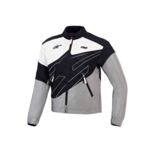 Chaqueta Alpinestars STELLA MOSHELL BLACK FUR GRAY OFF WHITE PINK
