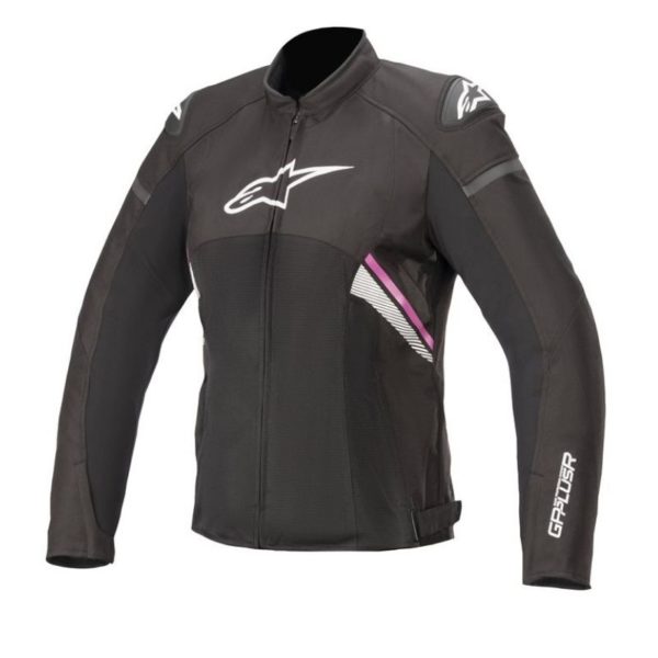 Chaqueta Alpinestars STELLA T-GP PLUS R V3 AIR JACKET BLACK WHITE FUCHSIA