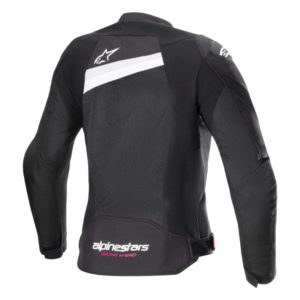 Chaqueta Alpinestars STELLA T-GP PLUS R V4 AIRFLOW BLACK WHITE