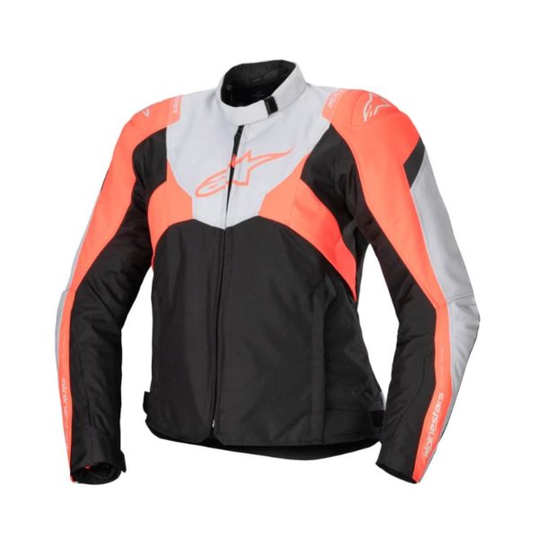 Chaqueta Alpinestars 	
STELLA T-JAWS V4 WP BLACK ICE GRAY FLUO CORAL