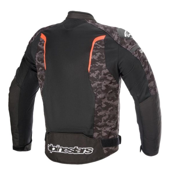 Chaqueta Alpinestars T-GP Plus R V3 Air Black Camo Red Fluorescent