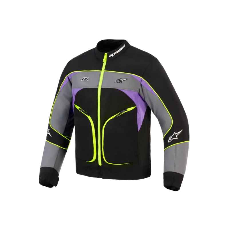 Chaqueta Alpinestars UNITE BLACK ASPHALT VIOLET