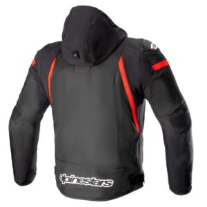 Chaqueta Alpinestars ZACA WATERPROOF JACKET BLACK BRIGHT RED WHITE