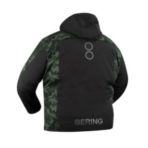 CHAQUETA BERING DAVIS KING SIZE NEGRO CAMUFLAJE