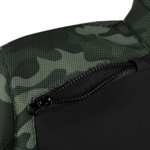 CHAQUETA BERING DAVIS KING SIZE NEGRO CAMUFLAJE