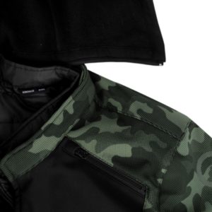 CHAQUETA BERING DAVIS KING SIZE NEGRO CAMUFLAJE